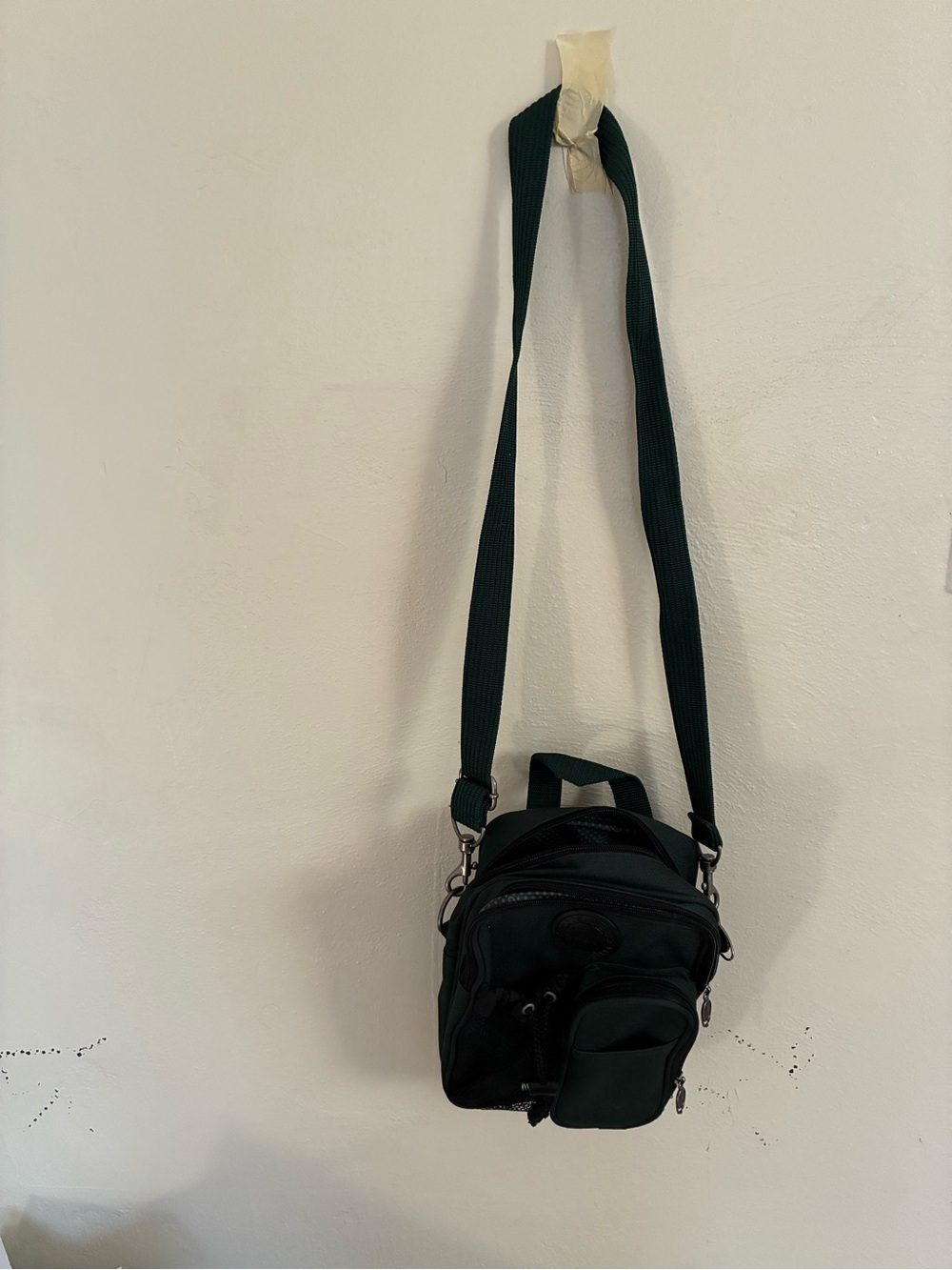 Compact Black Crossbody Sling Bag
